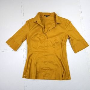 Hugo Boss Mustard Yellow Blouse